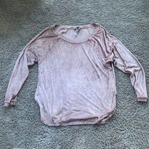 Mauve hard tail long sleeve shirt small